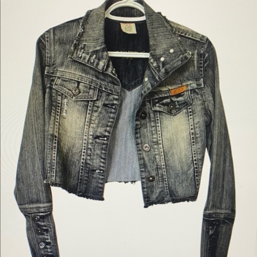 Stylish Gray Denim Jacket